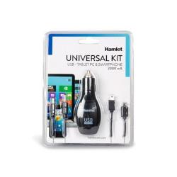 Hamlet ALIMENTATORE 12V/USB AUTO UNIVERS